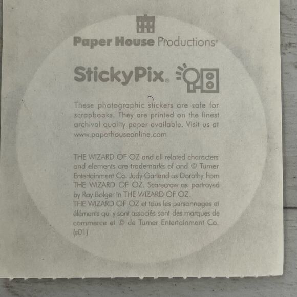 Vintage Wizard Of Oz Bundle Kurt Adler Lion Puppet Blank Cards Stickers 90s - Picture 5 of 10